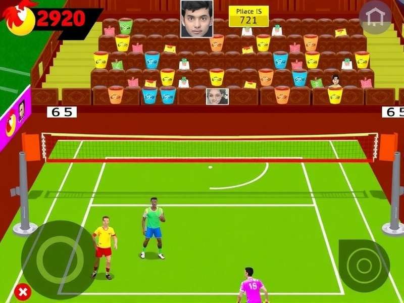 Chicken Curry Volley Gameplay Screenshot